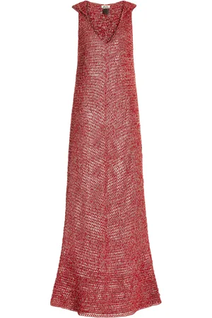 Akoia Swim Plata Metallic Cotton Dress, , XS