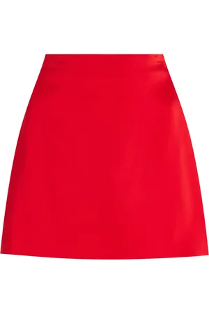 Alejandra Alonso Rojas Satin Mini Skirt, , US 6