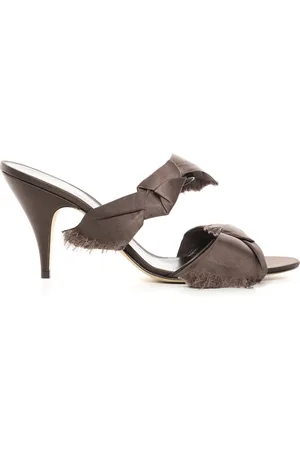 The Row Vika Knotted Satin Sandals, , IT 36