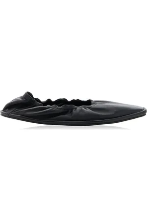 St Agni Gathered Leather Ballet Flats, , IT 37