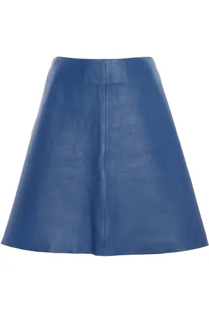 Totême Leather Midi Skirt, , FR 36