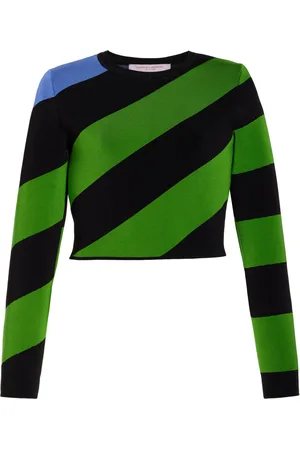 Carolina Herrera Striped Knit Sweater, , XS