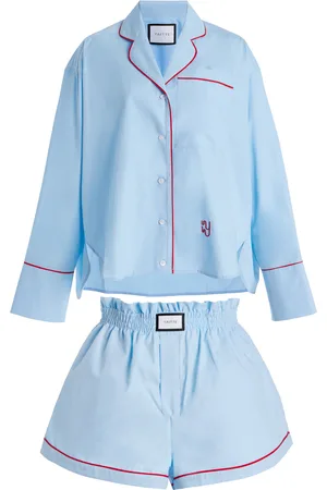 YAITTE Exclusive Provence Cotton Poplin Pajama Set, , XS