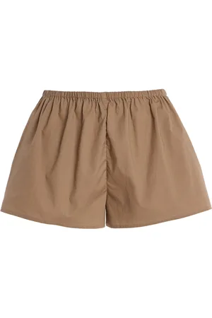 Staud Paddle Cotton Shorts, , L