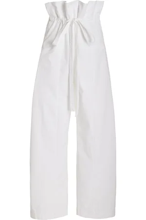 MATTEAU Drawstring Cotton Fisherman Pants, , 2