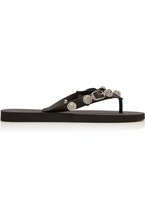 Balenciaga Cagole Rubber Thong Sandals, , IT 36