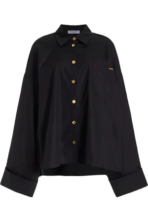 FRANCOISE Exclusive Joe Oversized Cotton Poplin Shirt, , FR 34