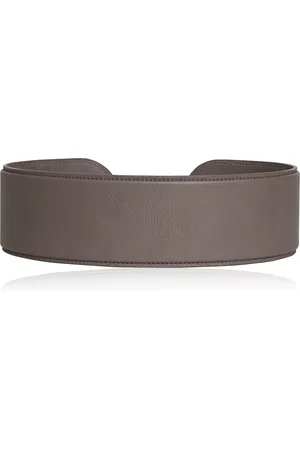 Alaïa Flex Straight Leather Belt, , 65