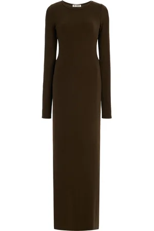 ÉTERNE Stretch Cotton-Modal Maxi Dress, , XS