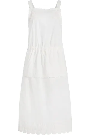 THE GARMENT Kirsten Embroidered Cotton Midi Dress, , UK 4