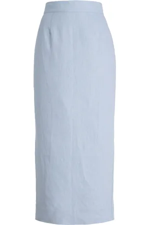 POSSE Exclusive Riviera Emma Linen Maxi Skirt, , XS