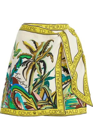 ALÉMAIS Day Dream Linen Sarong Mini Skirt, , AU 4