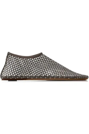 CHRISTOPHER ESBER Minette Crystal-Embellished Mesh Flats, , IT 37