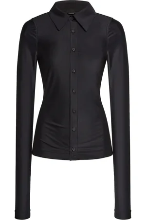 Balenciaga Stretch-Knit Shirt, , FR 36