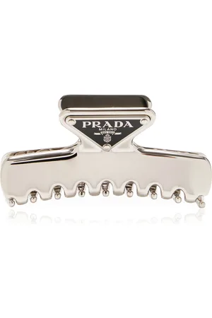 Prada Metal Hair Clip, , OS