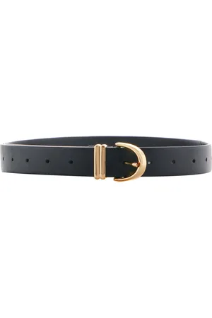 Khaite Bambi Skinny Leather Belt, , 70 cm