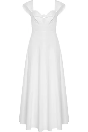 Cult Gaia Magnolia Cotton-Blend Maxi Dress, , US 2