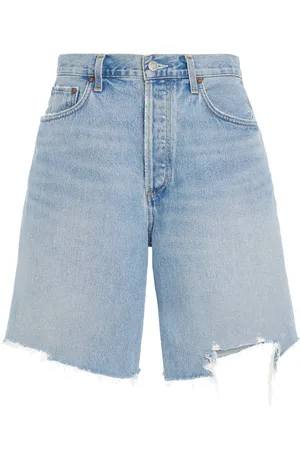 AGOLDE Indra Denim Knee Shorts, , 23