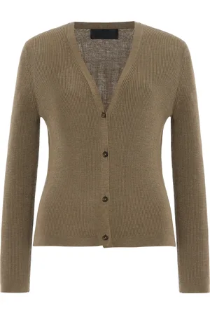 NILI LOTAN Nari Knit Silk Cardigan, , XS