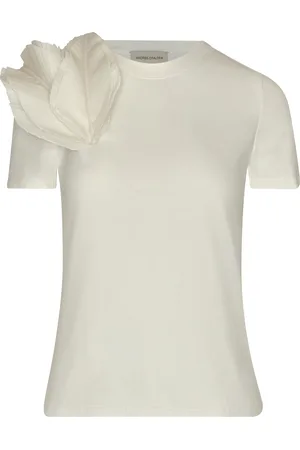 Andres Otalora Humsafar Embellished Cotton Jersey T-Shirt, , M