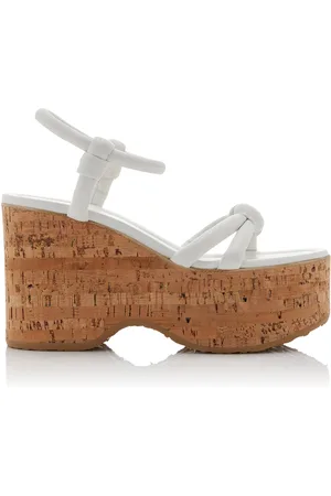 Gianvito Rossi Padded-Leather Platform Sandals, , IT 37