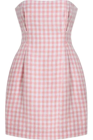 POSSE Exclusive Riviera Rosaalie Strapless Cotton Mini Dress, , XXS