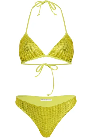 Des Phemmes Exclusive Riviera Embroidered Bikini, , XS