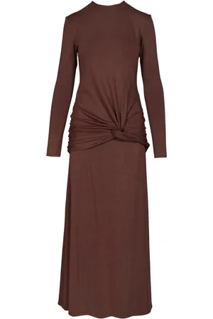 JOHANNA ORTIZ Sail Shade Twisted Midi Dress, , US 0