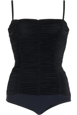 AGOLDE Ezra Ruched Jersey Bodysuit, , XS