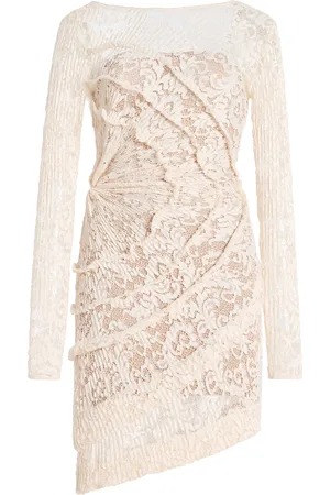 GEORGIA HARDINGE Exclusive The Spiral Lace Mini Dress, , UK 4