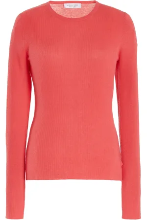 Michael Kors Ribbed-Knit Cashmere Sweater, , M