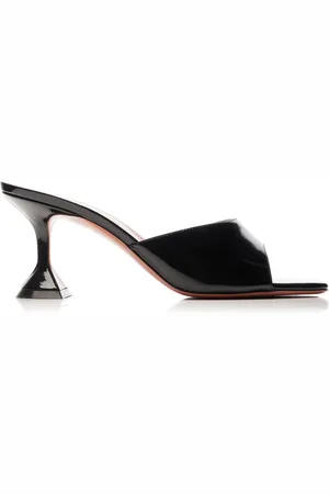 Amina Muaddi Lupita Patent Leather Sandals, , IT 35
