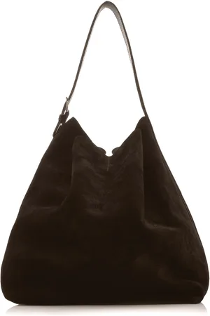Totême Belted Suede Tote Bag, , OS