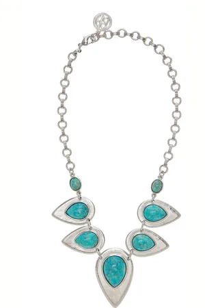 BEN-AMUN Exclusive Turquoise Silver-Tone Necklace, , OS, , Gifts For Her