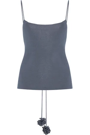 By Malene Birger Gillian Open-Back Knit Tank Top, , XS
