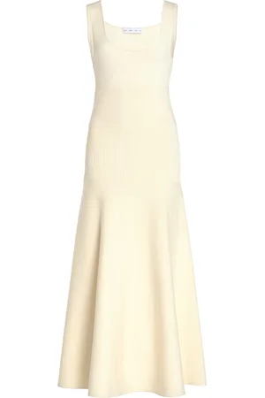 Proenza Schouler Lucia Soufflé-Knit Midi Dress, , L