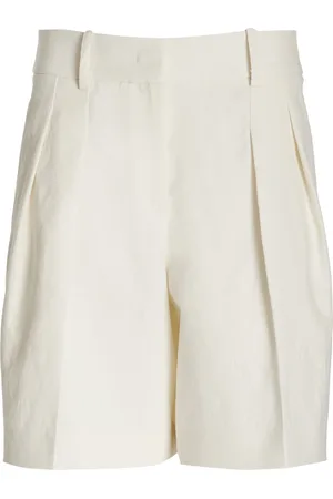 Michael Kors Pleated-Sandwashed Shorts, , US 12