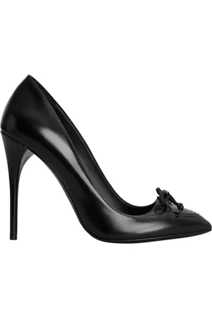 Alaïa Bow-Detailed Leather Pumps, , IT 37
