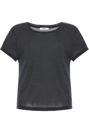 AGOLDE Shrunken Cotton T-Shirt, , XS