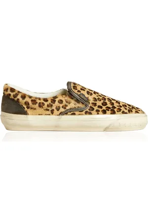 Golden Goose Calfhair and Leather Slip-On Sneakers, , IT 37