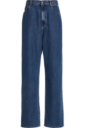 VALENTINO GARAVANI Stretch Low-Rise Wide-Leg Jeans, , 27
