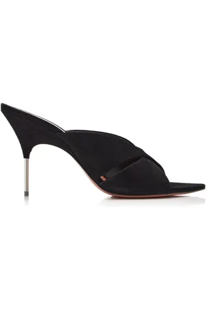 Amina Muaddi Samantha Suede Sandals, , IT 37