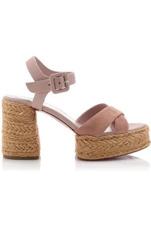 Christian Louboutin Calakala 85mm Suede Sandals, , IT 36