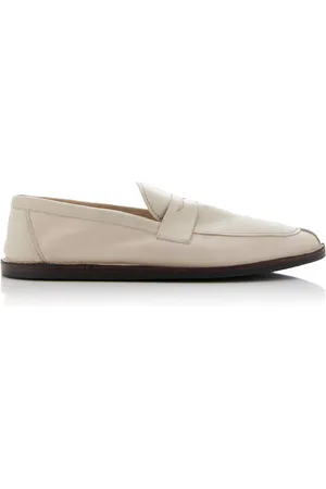 The Row Cary Leather Loafers, , IT 39