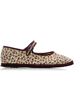 VIBI VENEZIA Floral Canvas Mary Jane Flats, , IT 36