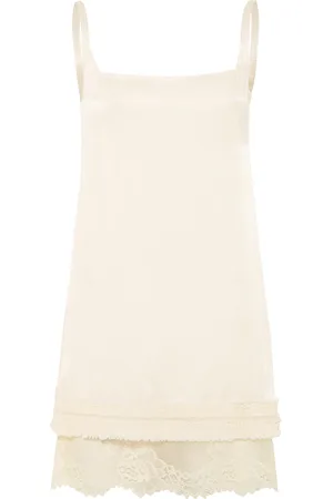 SIEDRES Zaye Lace-Trimmed Crepe Mini Dress, , EU 38