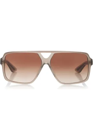 Khaite X Oliver Peoples 1977C Oversized Aviator-Frame Acetate Sunglasses, , OS