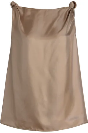 Loulou de Saison Remy Draped Silk Top, , XS