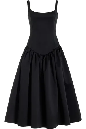De La Vali Lola Satin Twill Midi Dress, , UK 10