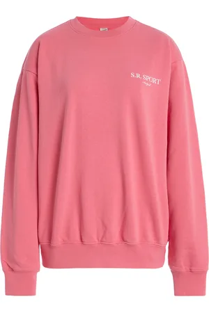 Sporty & Rich Wimbledon Cotton Sweatshirt, , XS